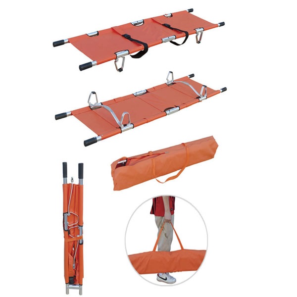 CAMILLA PLEGABLE DE LONA NARANJA