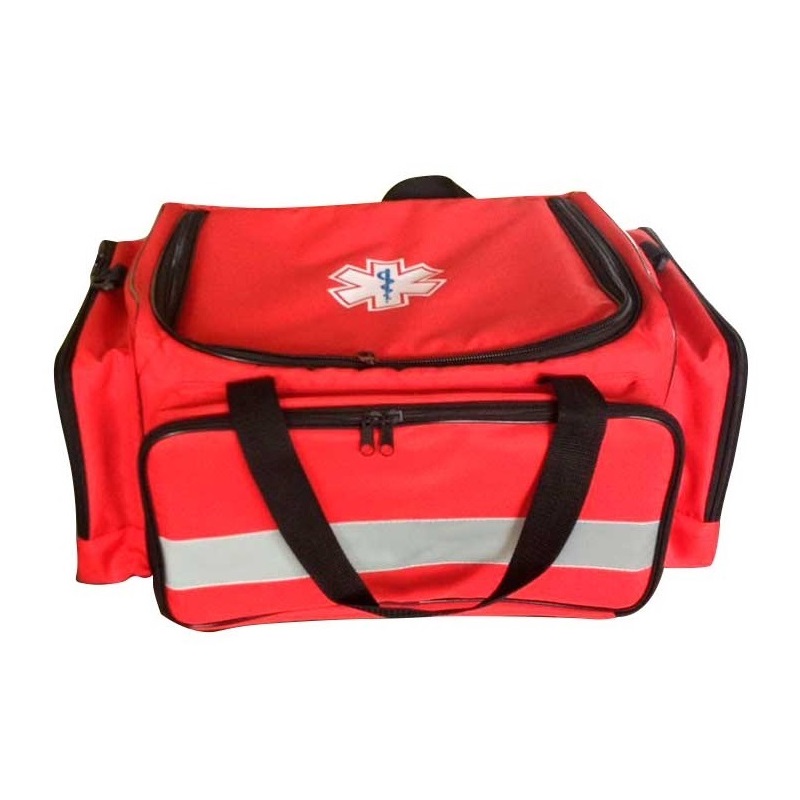 MALETIN DE EMERGENCIA DE SOPORTE BASICO ROJO